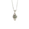 Collier Collier pendentif croix émeraude diamants 58 Facettes 31757