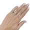Bague 51 Bague solitaire accompagné diamants baguette. 58 Facettes 31937
