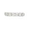 Bague 50 Alliance demi-tour or blanc, diamants. 58 Facettes 31589