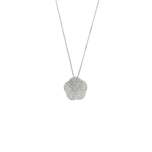 Collier Collier pendentif fleur Diamants 58 Facettes 15146