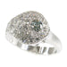 Bague 48 Bague or blanc, diamants 58 Facettes 17300-0035