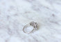 Bague Bague Art Déco, Or, Platine et Diamants 58 Facettes