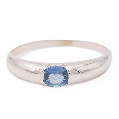 Bague 56 Bague Or blanc Saphir 58 Facettes 2593529CD