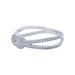 Bague 56 Bague Fred, "Chance Infinie", or blanc, diamants. 58 Facettes 32389