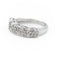 Bague 54 Bague Alliance Or blanc Diamant 58 Facettes 1840418CN
