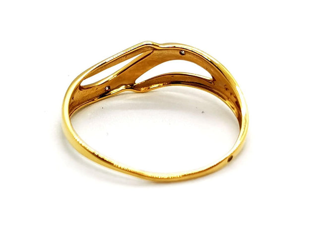 Bague 58 Bague Or jaune Diamant 58 Facettes 1180542CD