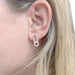 Boucles d'oreilles Boucles d'oreilles Messika "Move Uno Pavées", or rose, diamants. 58 Facettes 33484