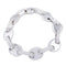 Bracelet Bracelet fantaisie, or blanc, diamants. 58 Facettes 32204
