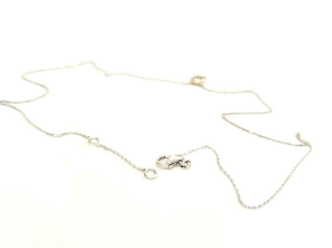 Collier Collier Graphique Or blanc Diamant 58 Facettes 579199RV