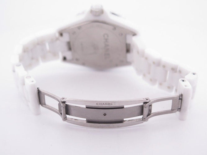 Montre montre femme CHANEL j12 38 mm diamants automatique 58 Facettes 257633