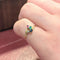Bague Bague Florale Emeraude, rubis & saphirs 58 Facettes 25930