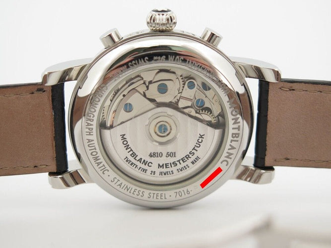 Montre montre MONTBLANC meistertuck star chrono 38mm automatique +boite 58 Facettes 254884