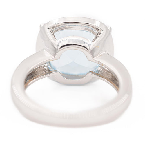 Bague 51 Poiray Bague Cocktail Filles Antik Or blanc Topaze 58 Facettes 2623850CN