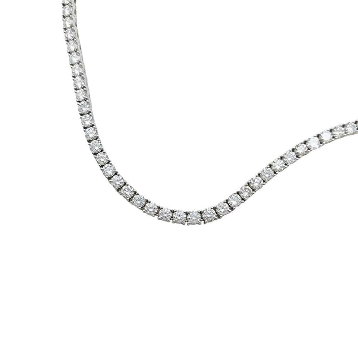 Collier Collier rivière diamants en or blanc. 58 Facettes 31821