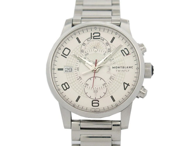 Montre montre MONTBLANC timewalker twinfly chrononograph 109133/7261 43mm 58 Facettes 249689