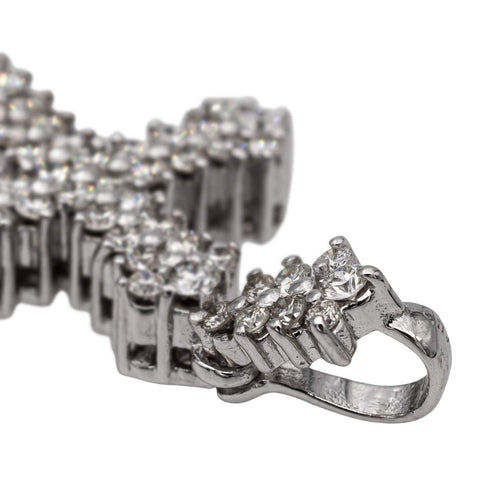 Pendentif Pendentif Croix Or blanc Diamant 58 Facettes 2505463CN
