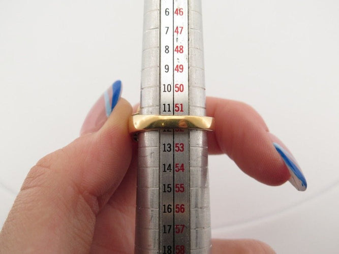 Bague 52 vintage bague VAN CLEEF & ARPELS pure alhambra 52 or jaune diamants 58 Facettes 252813