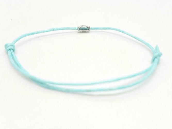 Bracelet Bracelet Cordon Or blanc Diamant 58 Facettes 578841RV