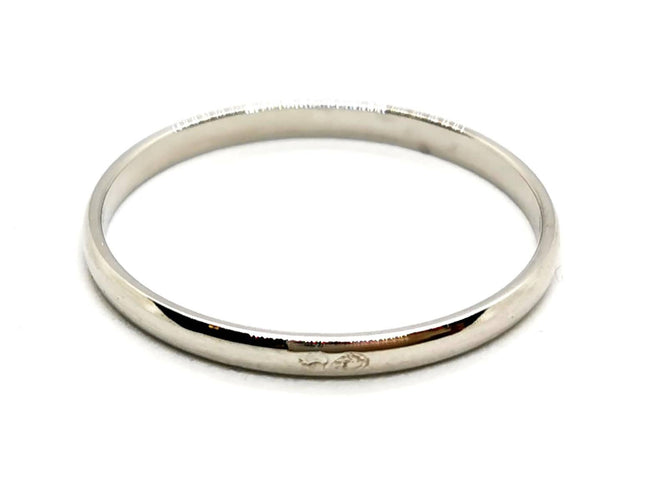 Bague 65 Bague Alliance Or blanc 58 Facettes 1178335CD