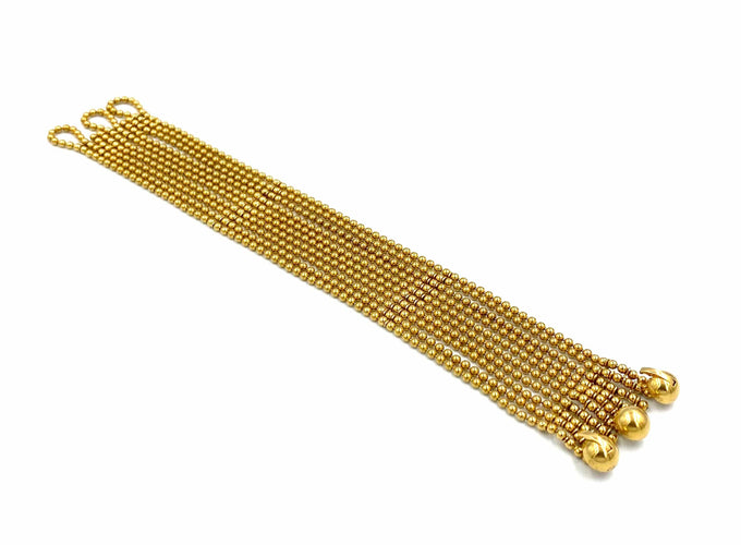 Bracelet Cartier. Bracelet Draperie or jaune 18K 58 Facettes