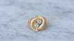 Bague Bague spirale or rose et diamants 58 Facettes
