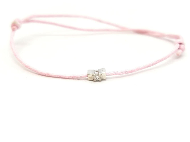 Bracelet Bracelet Cordon Or blanc Diamant 58 Facettes 578886RV