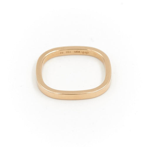 Bague 52 Dinh Van Bague Alliance Carré Or jaune 58 Facettes 2025280CN