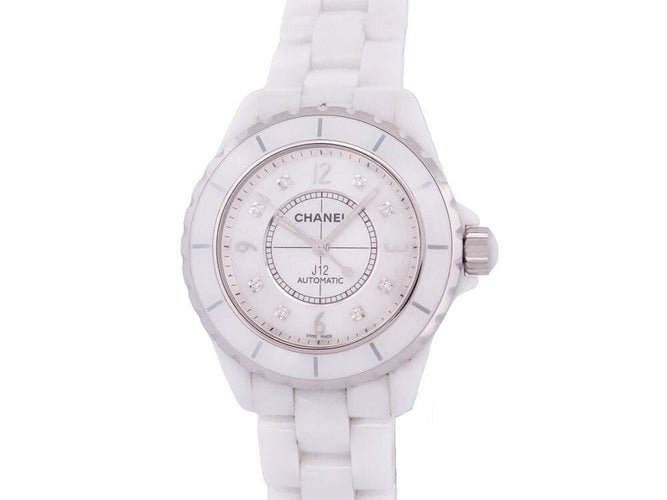 Montre montre femme CHANEL j12 38 mm diamants automatique 58 Facettes 257633