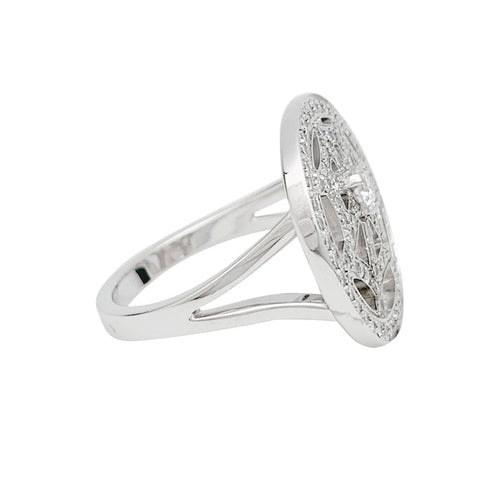 Bague 52 Bague Chaumet "Attrape-moi" en or blanc et diamants. 58 Facettes 31076