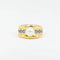 Bague Bague vintage en or jaune, perle et saphirs 58 Facettes 705