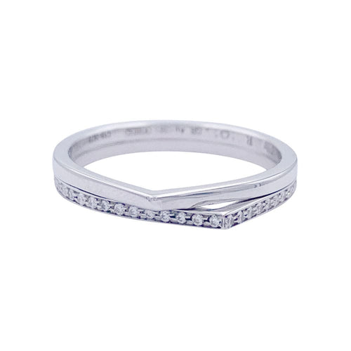 Bague 55 Bague Repossi, "Antifer", or blanc, diamants. 58 Facettes 32394