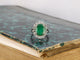Bague Bague marguerite émeraude et diamants 58 Facettes 617
