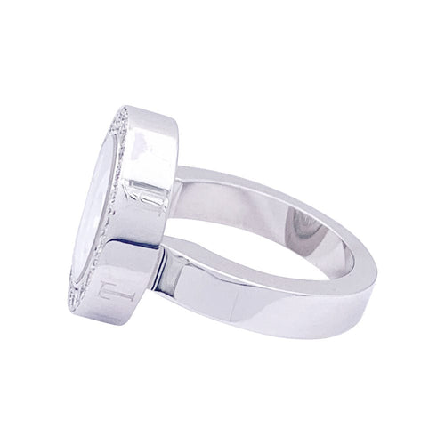 Bague 52 Bague Chopard, "Happy Spirit", or blanc, diamants. 58 Facettes 33528