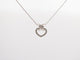 Collier collier CHAUMET pendentif coeur lien 40cm en or blanc 18k diamants 58 Facettes 247053