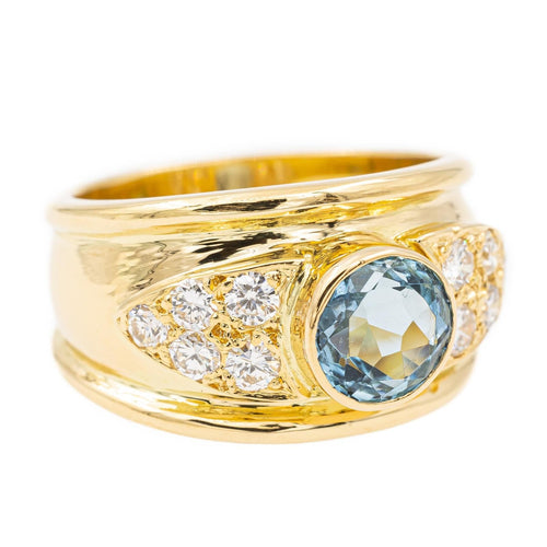 Bague 53 Bague Bandeau Or jaune Topaze 58 Facettes 2381953CN