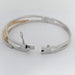 Bracelet Bracelet jonc en or blanc et diamants 58 Facettes 20617
