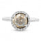 Bague 54 Bague or blanc diamants 58 Facettes 31E01361