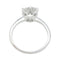 Bague 53 Solitaire platine et diamant, 2,23 carats. 58 Facettes 31441
