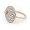 Bague 50 Ginette NY Bague Large Galaxy Or rose Diamant 58 Facettes 2246423CN