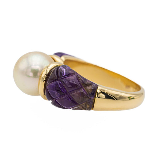 Bague 52 Fred Bague Or jaune Perle 58 Facettes 2609078CN