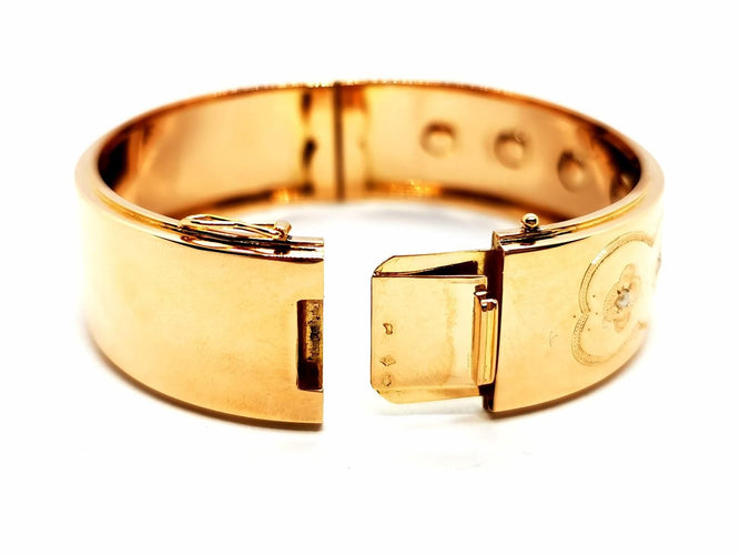 Bracelet Bracelet Manchette Or rose Perle 58 Facettes 1969284CN