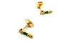 Boucles d'oreilles Boucles d'oreilles Or jaune Emeraude 58 Facettes 1792077CN