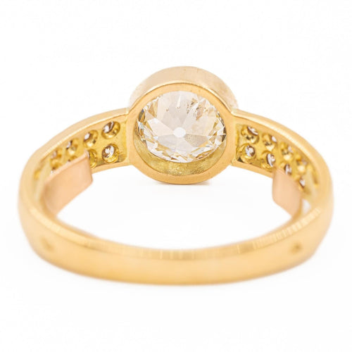 Bague 62 Bague Solitaire Or jaune Diamant 58 Facettes 2455612CN