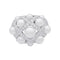 Bague 56 Bague Chanel, Baroque, or blanc, diamants, perles de culture. 58 Facettes 32342
