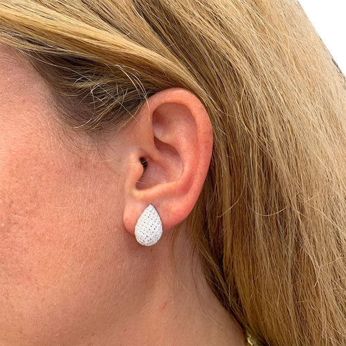 Boucles d'oreilles Boucles d'oreilles pavage diamants. 58 Facettes 31812