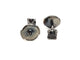 Boucles d'oreilles Boucles d'oreilles Puces Or noir Diamant 58 Facettes 578735RV