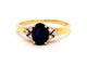 Bague 54 Bague Or jaune Saphir 58 Facettes 06323CD