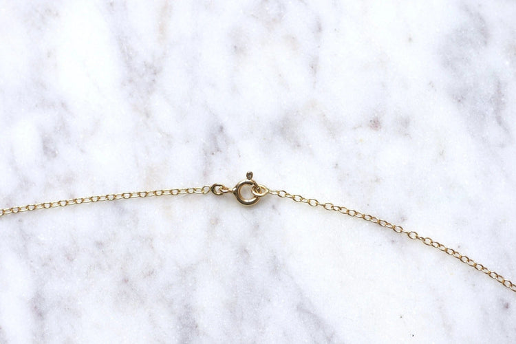 Collier Collier pendentif ancien flèche diamant et perle fine 58 Facettes