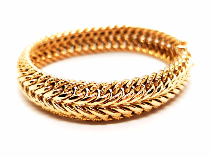 Bracelet Bracelet Maille américaine Or jaune 58 Facettes 1641124CN