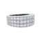 Bague 53 Bague Chopard, or blanc, diamants. 58 Facettes 32769